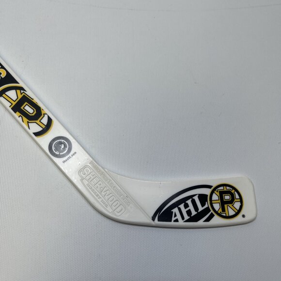 AHL Official Providence Bruins Mini Hockey Stick USA White Sher-Wood NEW - Picture 3 of 4